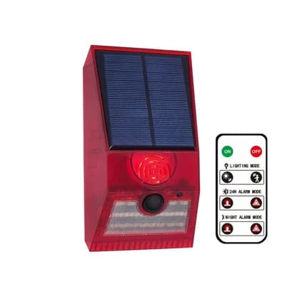 Solar-Powered LED Light with Sensor for Regular or Emergency Use