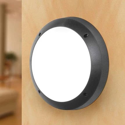 Fomajali Round Wall Lamp 30 cm - Black