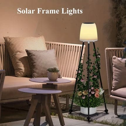 Solar Powered Outdoor Floor Lamp