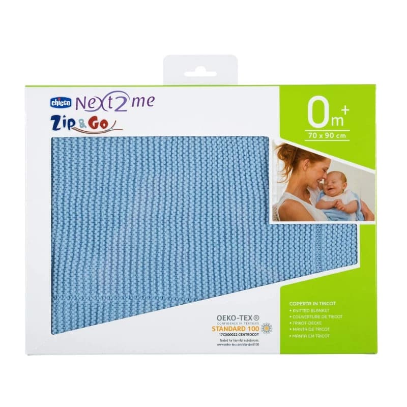 Chicco Tricot Knit Blanket - Ocean