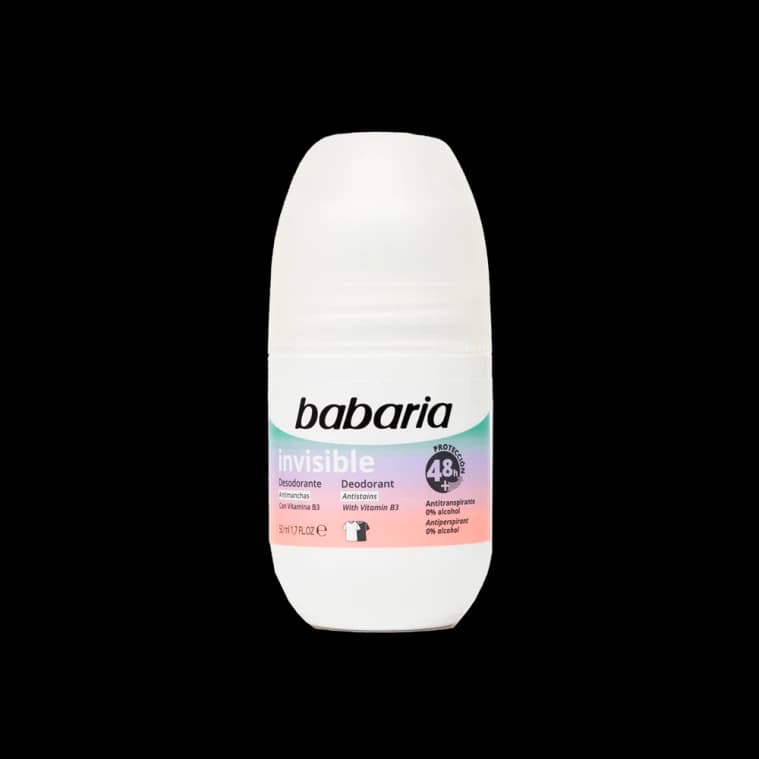 Babaria Invisible Deo Roll On 50ml 2 Pcs offer عرض قطعتين مزيل عرق