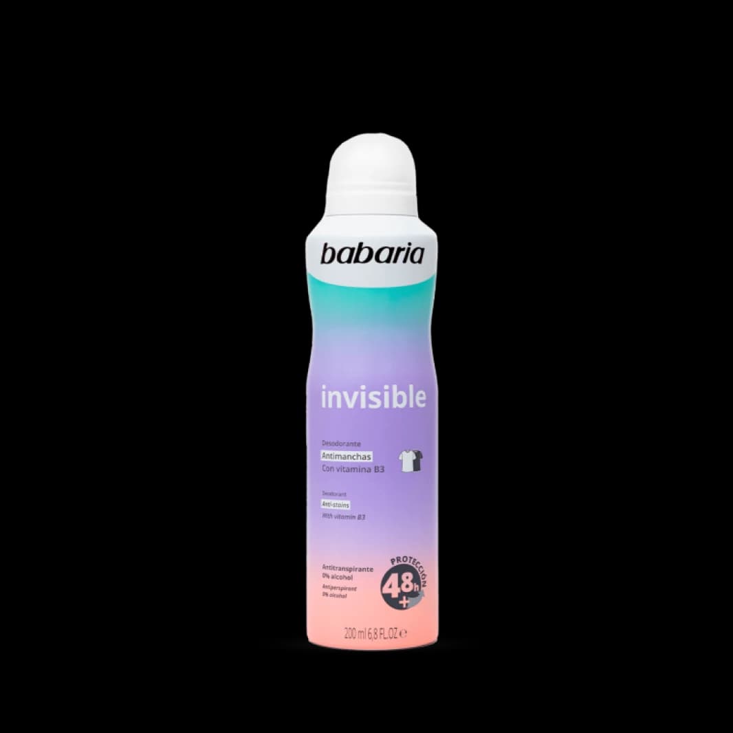 Babaria Invisible Deo Spray 200ml مزيل عرق بخاخ