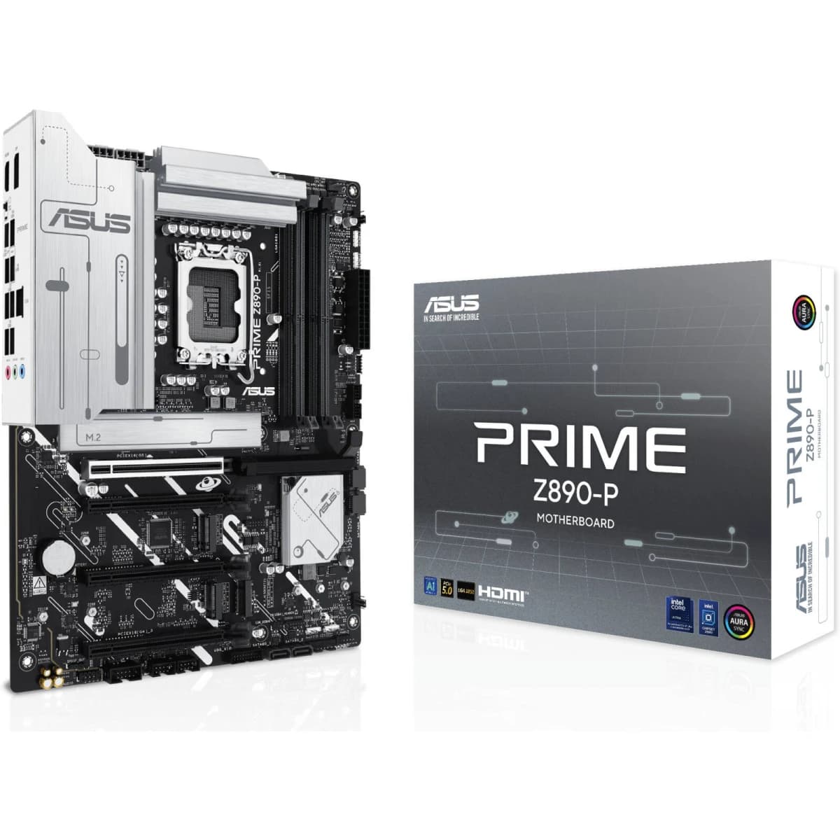 ASUS PRIME Z890-P Z890 DDR5 LGA 1851 Advanced AI PC-ready 4x M.2 SSD PCIe® 5.0 Thunderbolt™ 4 USB Type-C® 2.5Gb Lan