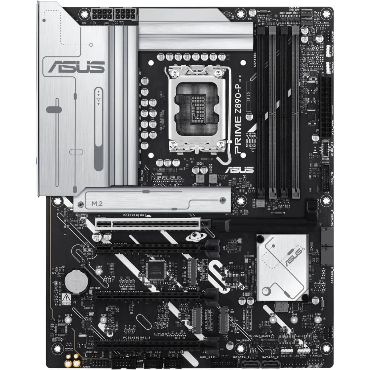 ASUS PRIME Z890-P Z890 DDR5 LGA 1851 Advanced AI PC-ready 4x M.2 SSD PCIe® 5.0 Thunderbolt™ 4 USB Type-C® 2.5Gb Lan