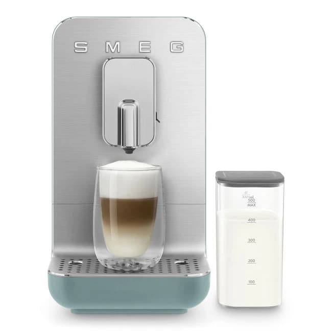 Smeg Automatic Espresso Coffee Machine with a Milk System, 1.4Lit, Green
