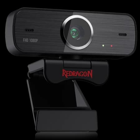 Redragon Gw800 Hitman 1080p Webcam with Built-in Dual Microphone