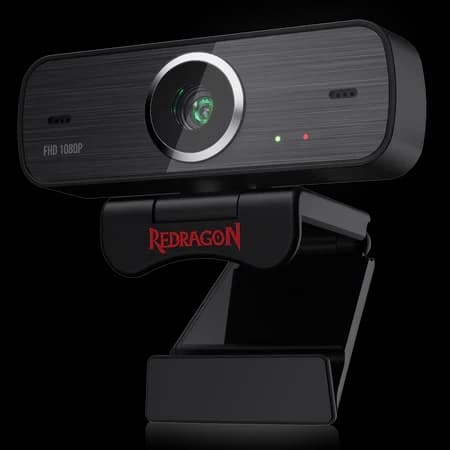 Redragon Gw800 Hitman 1080p Webcam with Built-in Dual Microphone