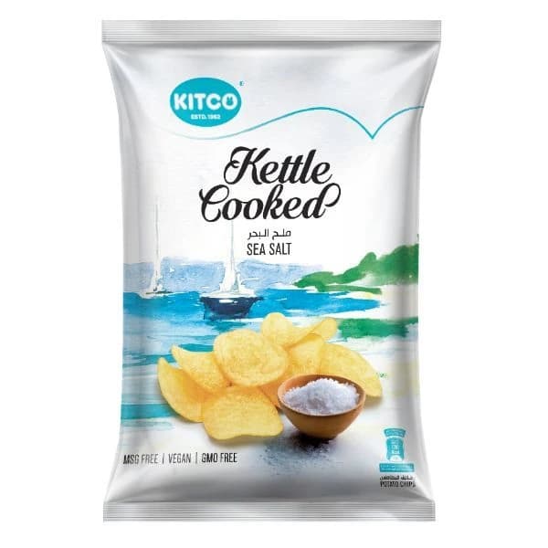 Kettle Cooked Sea Salt Chips 40gm