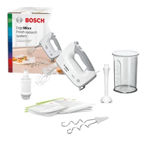 Bosch Hand Mixer Ergo Mix, 1.5Lit, 450Watts, White