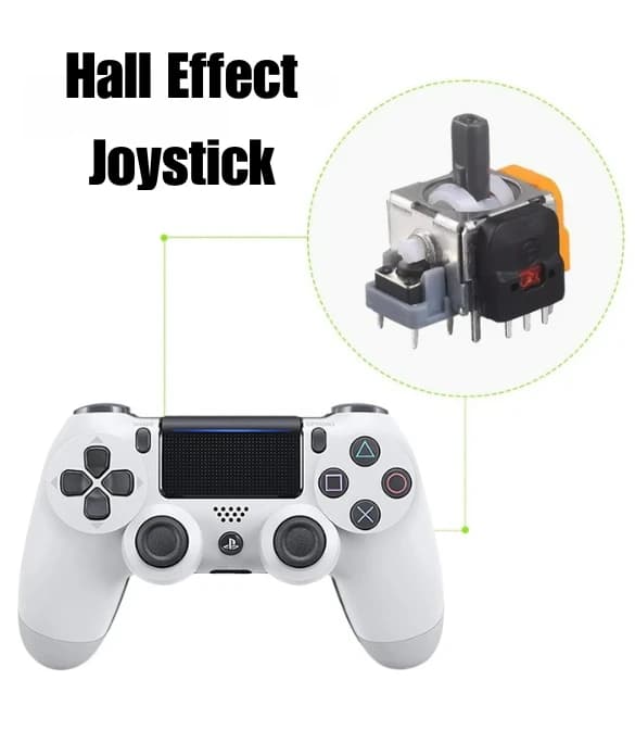 PlayX Glacier White Wireless Controller (Magnetic Gears)