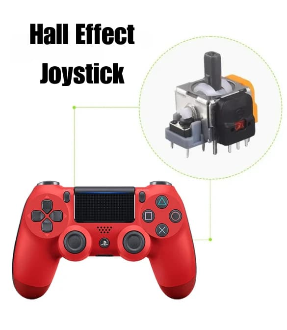 PlayX Magma Red Wireless Controller ( Magnetic Gears )