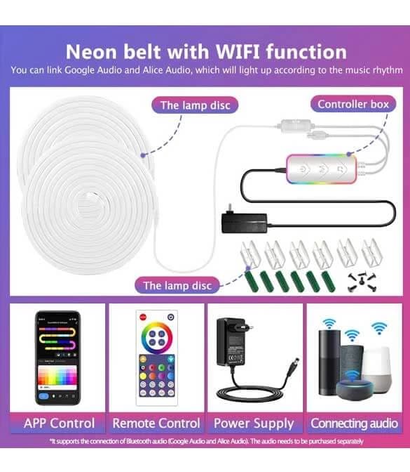 RGB-IC Neon Rope Light - 5M