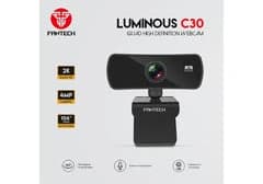 Fantech Luminous C30 Ultra-Wide Camera With Clip 2K (2560x 1440) Resolution Webcam Build-in Microphone