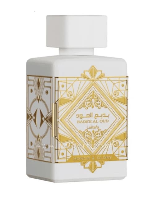 Lattafa Badi Oud white perfume