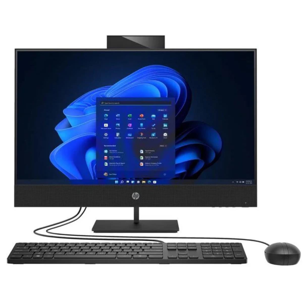 HP ProOne 440 G9 Professional All-in-One PC (2023) NEW 14Gen Intel Core i7 20-Cores w/ 24" IPS NONE Touch Display & Protected by HP Wolf Security - Black