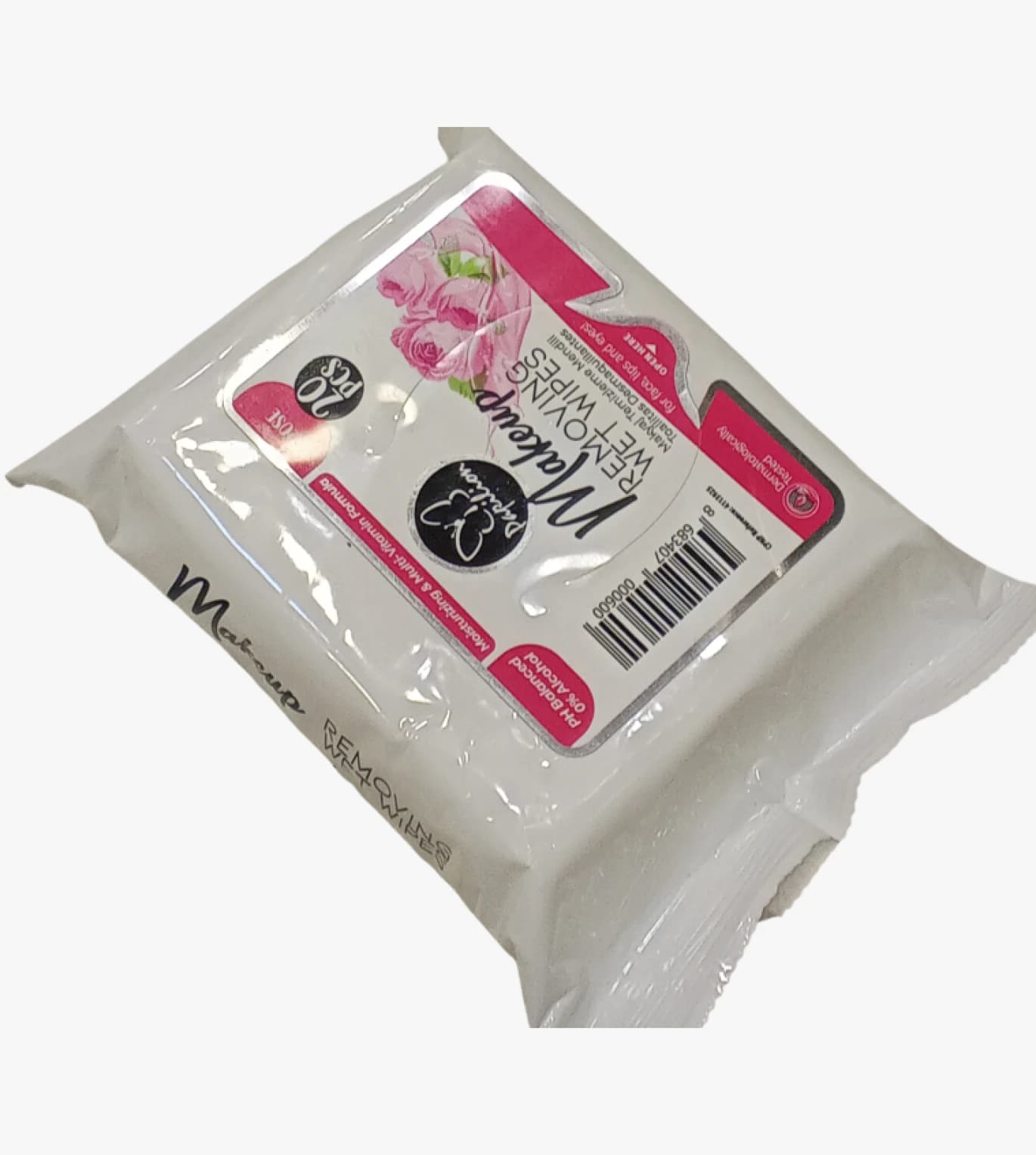 Papilion Makeup Removing Wet Wipes with Multi-Vitamin Formula, Designed for Face, Lips, and Eyes