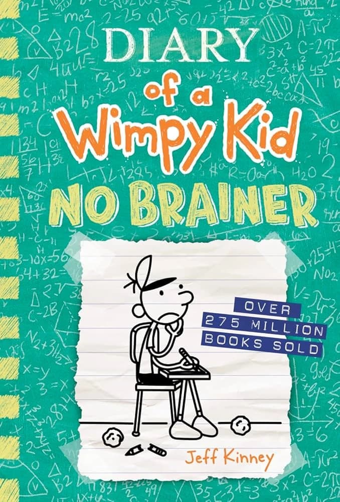 Diary of a Wimpy Kid No Brainer Entertaining Comic Novel by Jeff Kinney Ideal for All Ages and Fun Reading
