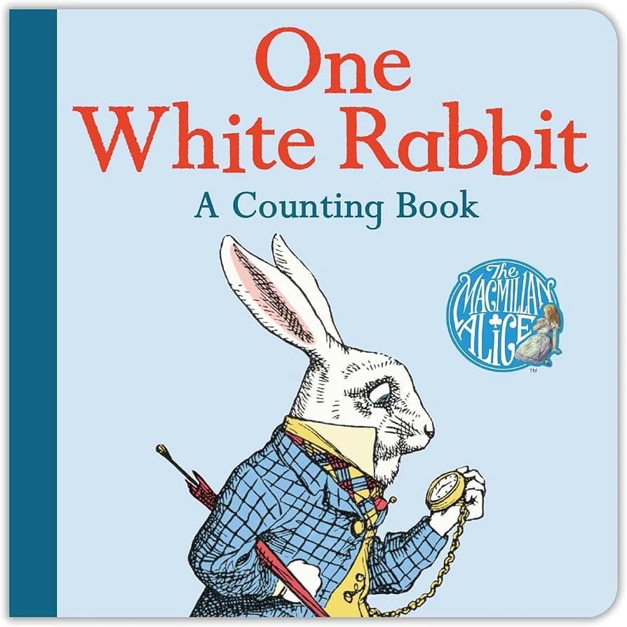 Macmillan Alice Counting Book for Children - One White Rabbit Design - An Engaging Tool for Learning Numbers