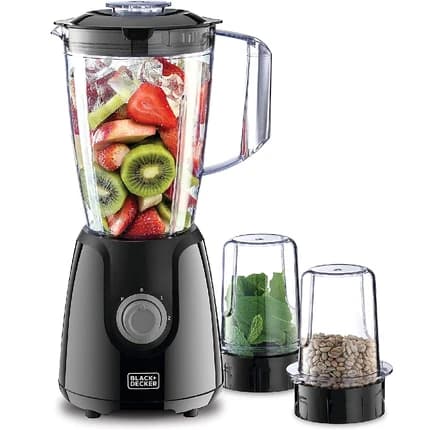Black & Decker 400W 1.5L Blender, Black