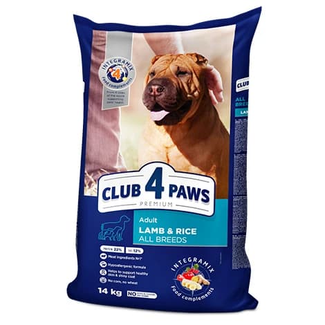 Club 4 Paws Lamb and Rice for Adults