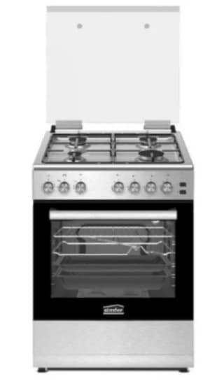 Simfer Oven 4 Burners 60cm Steel F5050SS