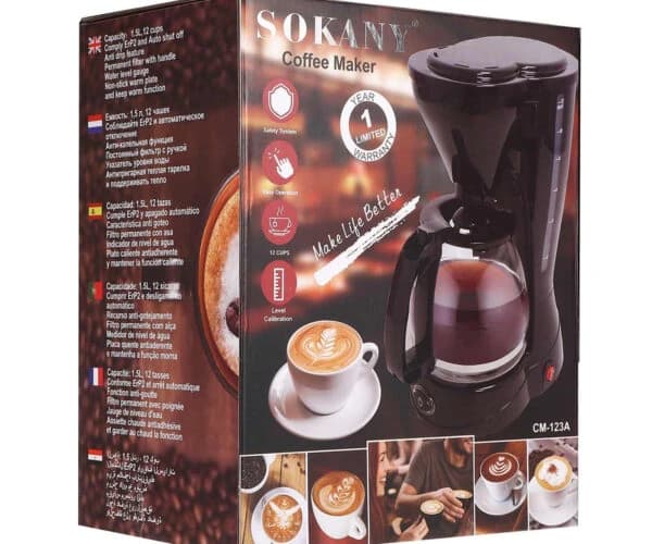 Sokany 1.5L Drip Coffee Maker