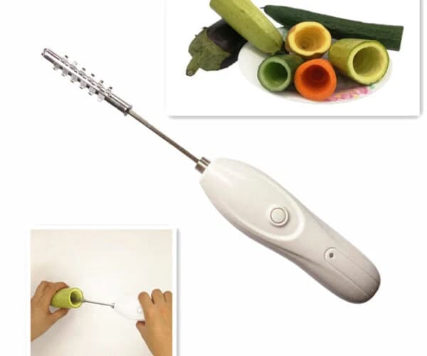 Electronic Zucchini Corer (Rechargeable) Saves Effort and Time