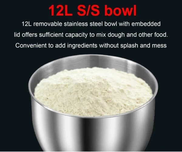 Electra Mixer with 12L Capacity, 2000W