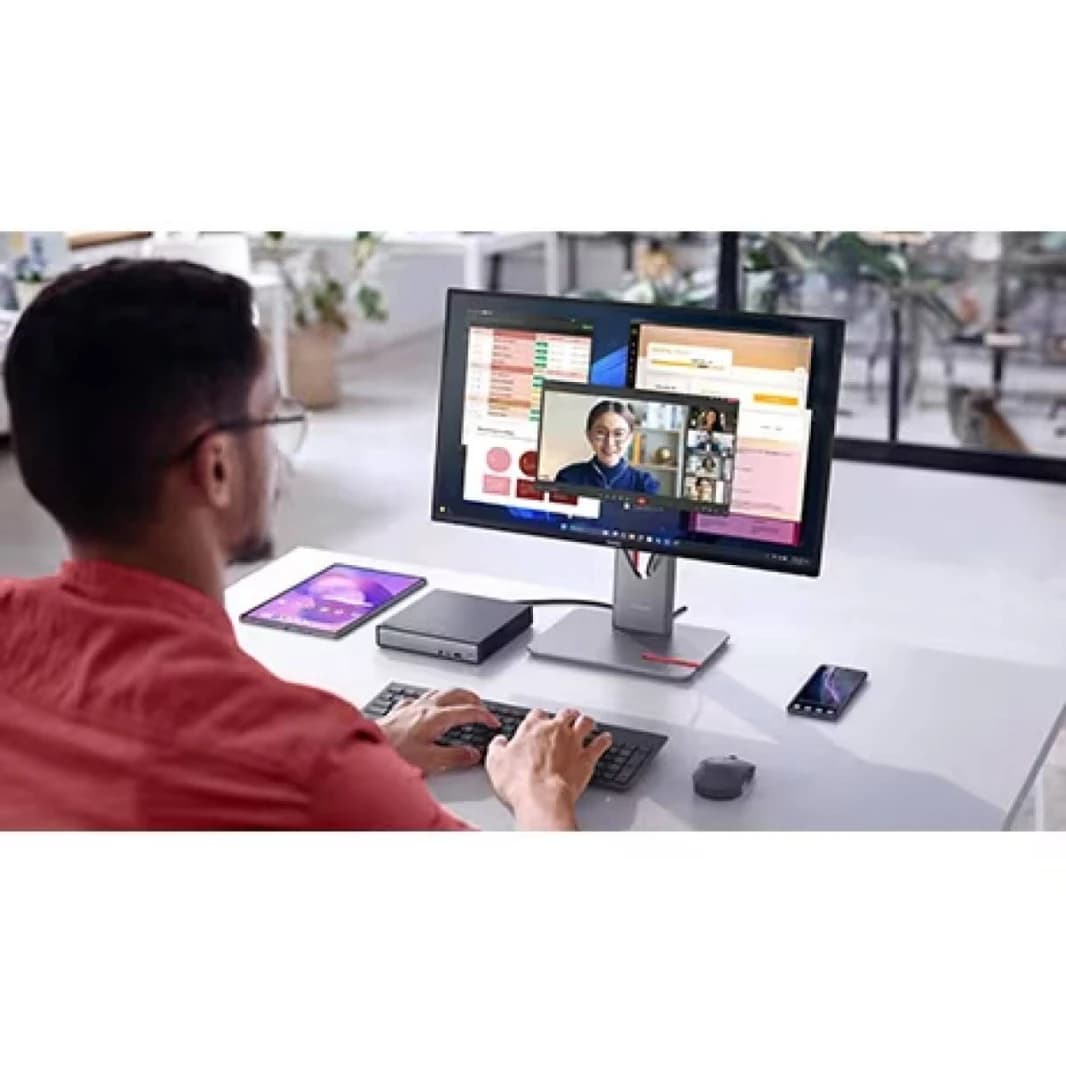 Lenovo Desktop PC ThinkCentre neo 50q Gen 5 Tiny Intel® Core™ 7 240H 10 Core, 8GB DDR5, 512GB SSD PCIe 4.0, Wi-Fi 6E + Bluetooth 5.3 TFF Tiny From Factor - 3 Year Warranty