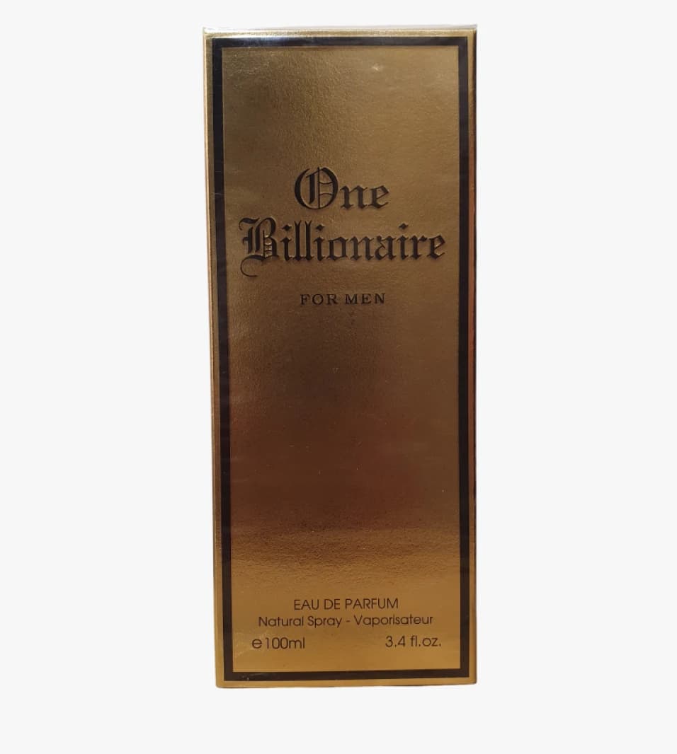 One Billionaire Men's Perfume by Fragrance Couture, Luxurious Design for Unique Appeal and Freshness