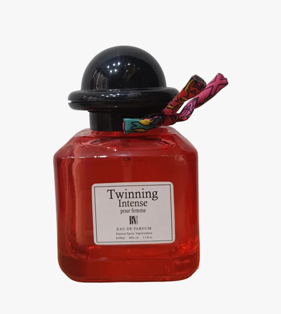 Twinning Intense Pour Femme Perfume for Women with a Modern and Captivating Design Offering a Long-Lasting Fragrance Experience.