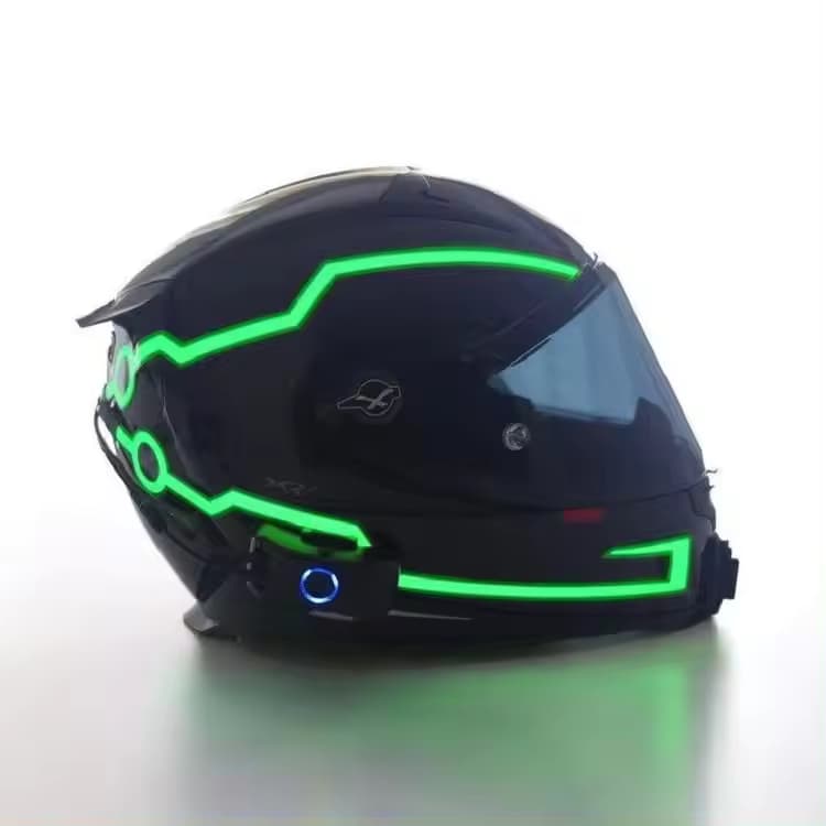 Neon Light on Helmet