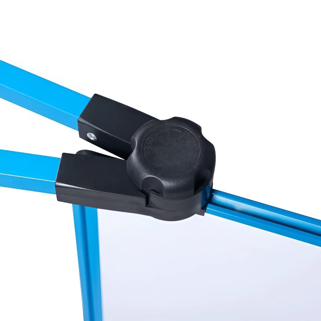 Double-Sided Board + (Stand/Markers/Chalk) - Blue