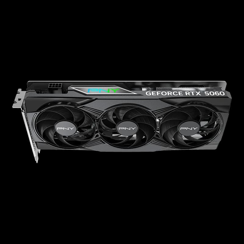 PNY GeForce RTX™ 5060 ARGB EPIC-X RGB™ Overclocked Triple Fan Graphics Card
