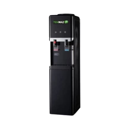 Takmaz Vertical Water Cooler, Two Faucets – Black
