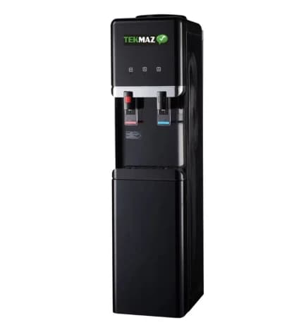 Takmaz Vertical Water Cooler, Two Faucets – Black
