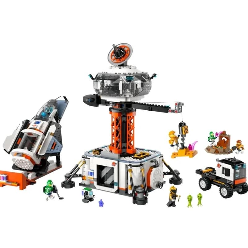 LEGO | CITY، قاعدة الفضاء ومنصة إطلاق الصواريخ