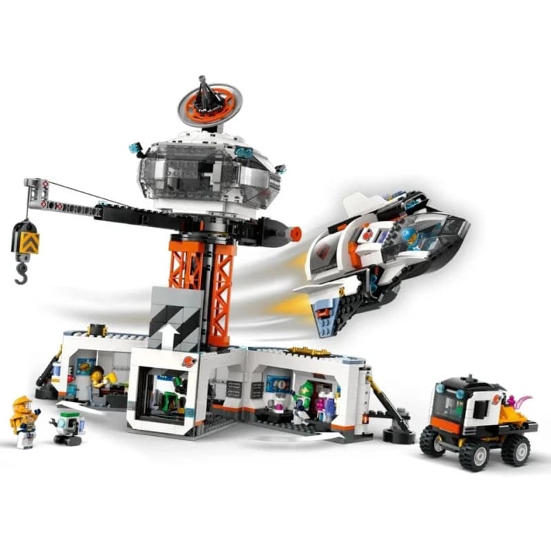 LEGO | CITY، قاعدة الفضاء ومنصة إطلاق الصواريخ