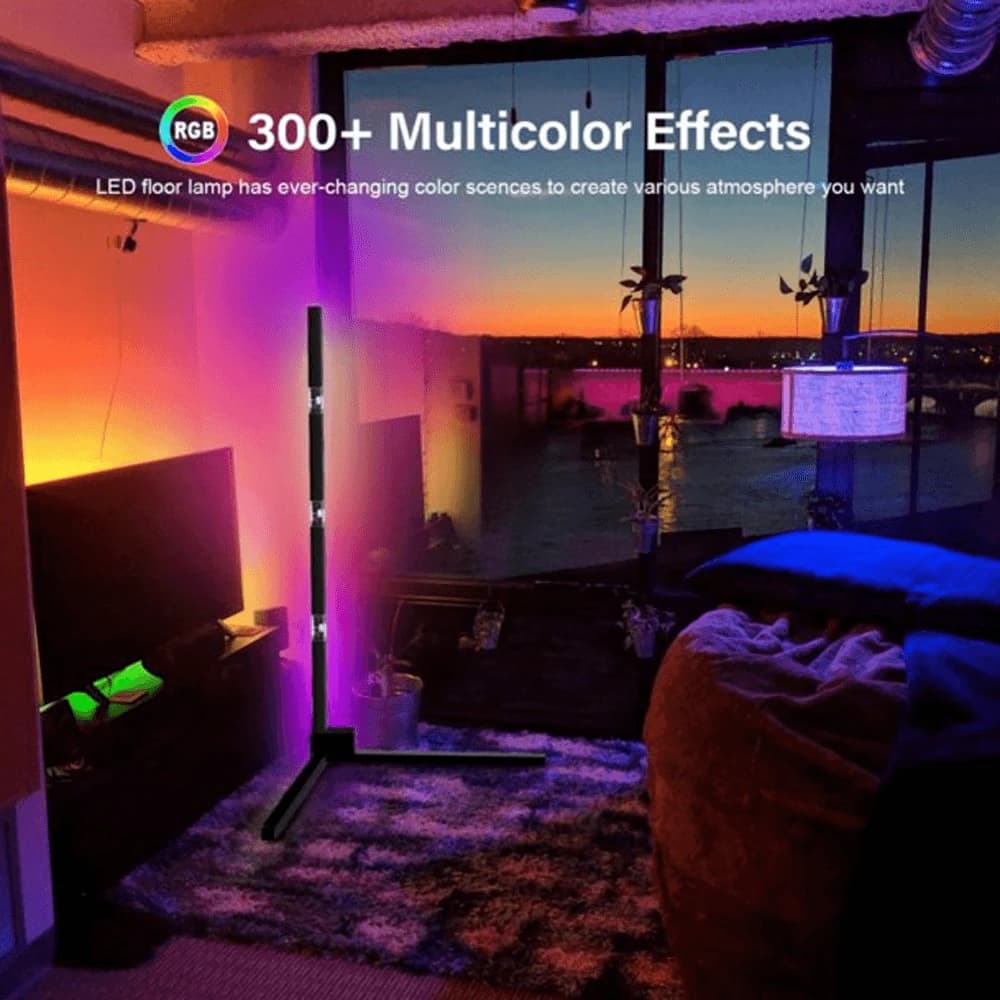Modern LED Floor Lamp RGB Corner Decoration