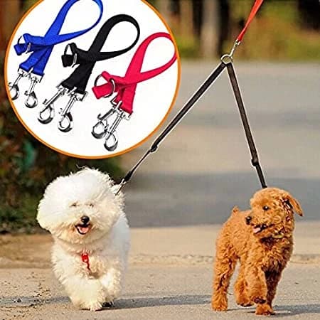 Double Head Collars Dog Leash