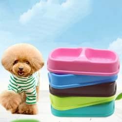 Plastic Double Pet Bowl