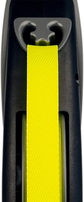 lexi GIANT, tape leash, XL: 8 m, black/neon yellow 75 kg