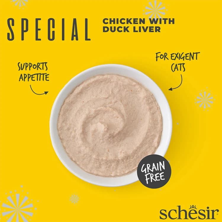 Exigent Chicken with Duck Liver in Mousse 70g Adult Cat Food Pouch