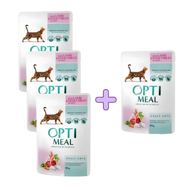Optimeal with Lamb and Vegetables