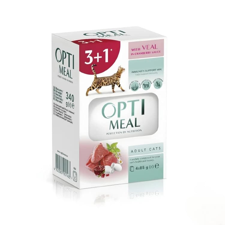Optimeal with Veal and Cranberry Sauce