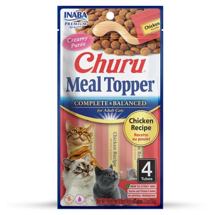 Inaba Treat Chicken Flavor, Topping for Dry Food