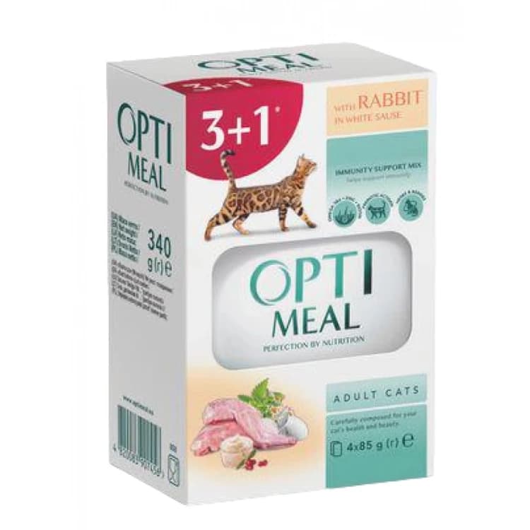 Optimal Rabbit Meat with White Sauce
