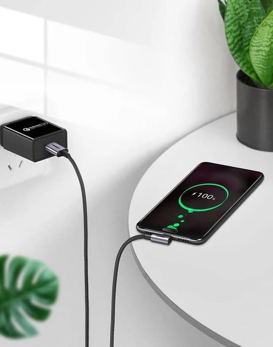 UGREEN Angle Cable USB - USB Type C 3A