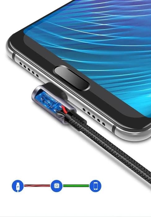 UGREEN Angle Cable USB - USB Type C 3A