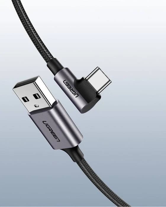 UGREEN Angle Cable USB - USB Type C 3A